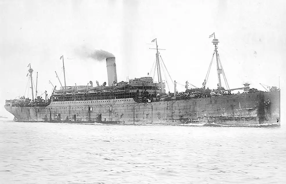 The USS Manchuria in 1919