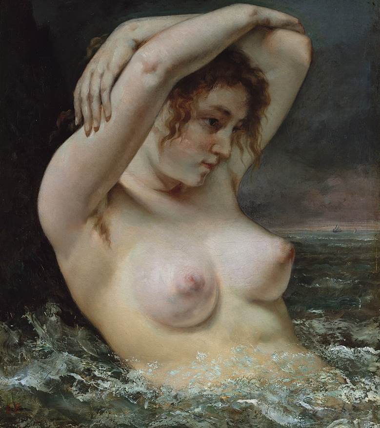 The Woman in the Waves Courbet