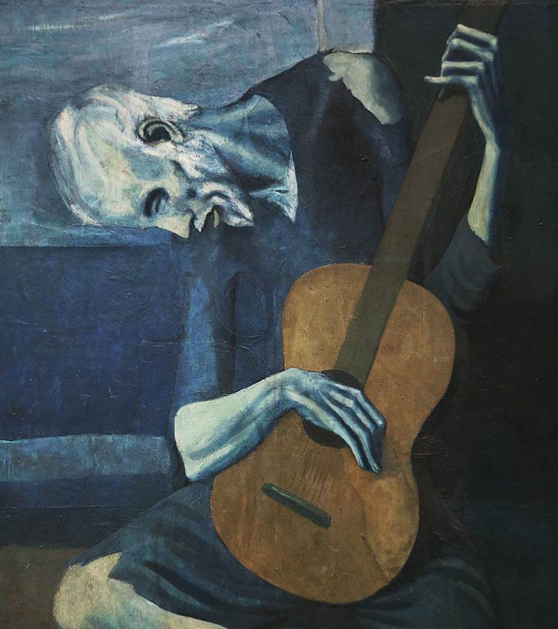 The Old Guitarist by Pablo Picasso