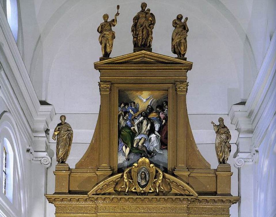 Toledo Altarpiece the Holy Trinity by El Greco