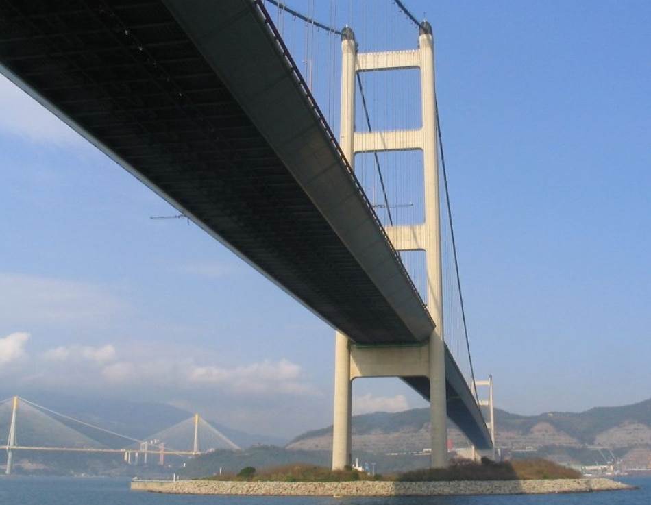 Tsing Ma Bridge height