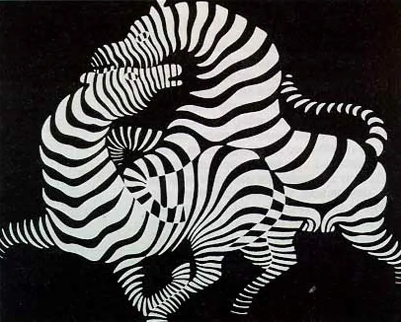 Zebras Victor Vasarely