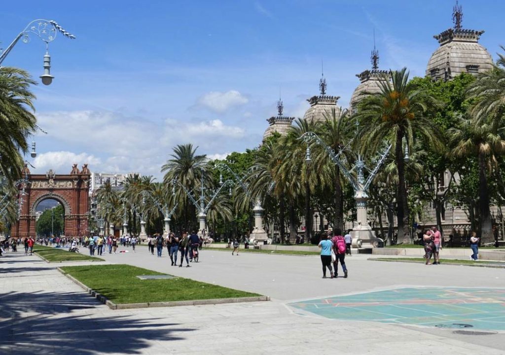 Arc de Triomf Barcelona location