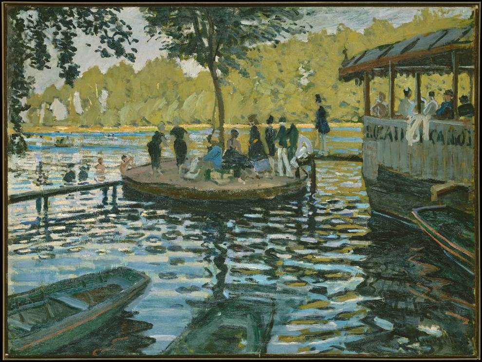 Bain à la Grenouillère Monet