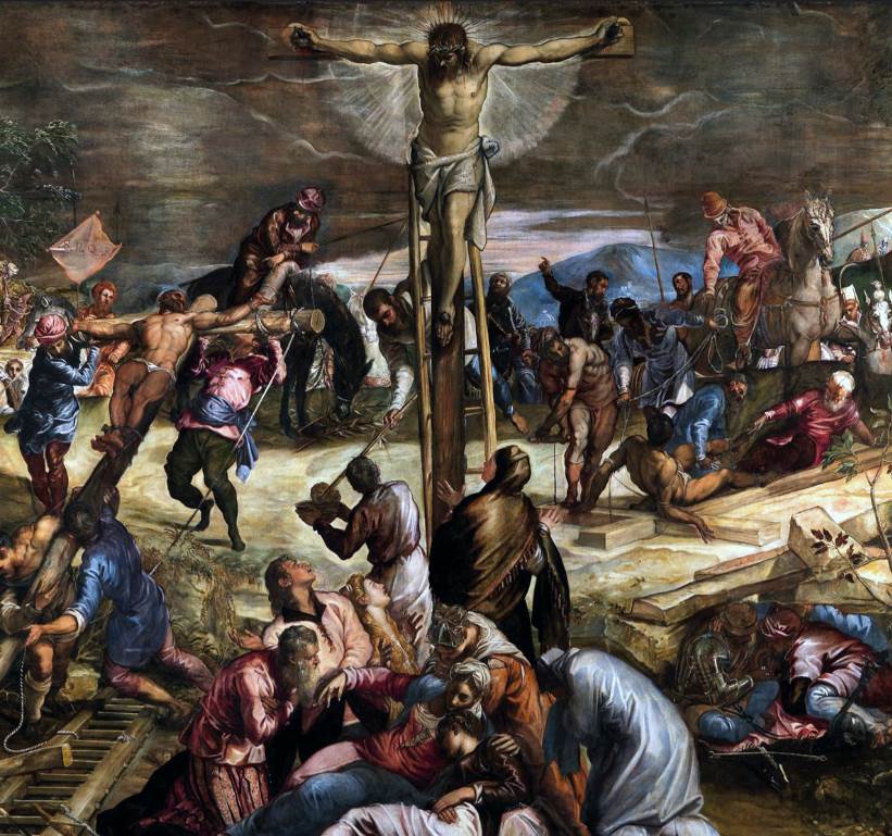 Crucifixion Tintoretto composition