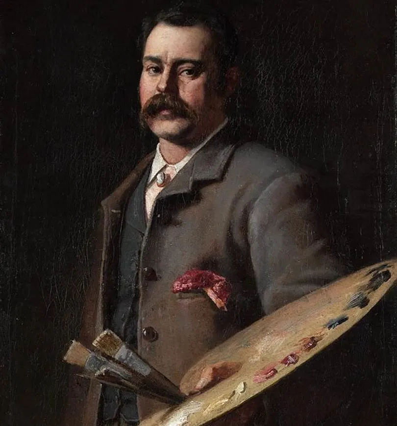 Frederick McCubbin in 1886