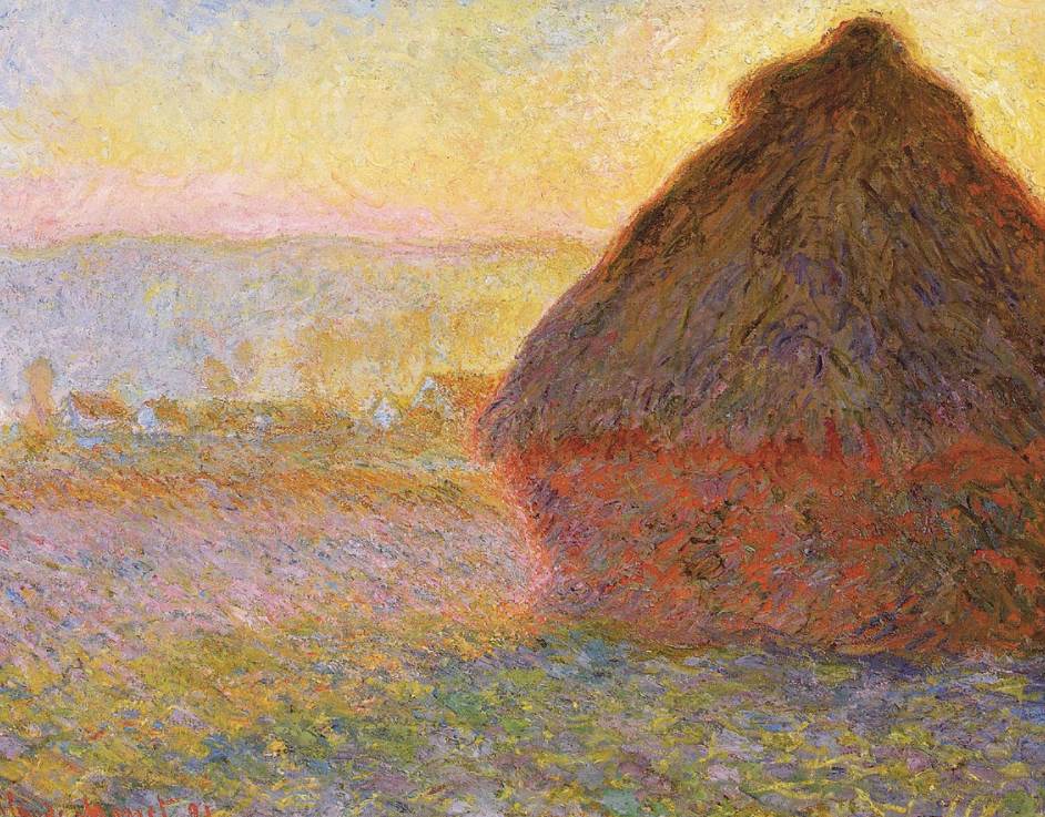 Graystack Sunset by Claude Monet