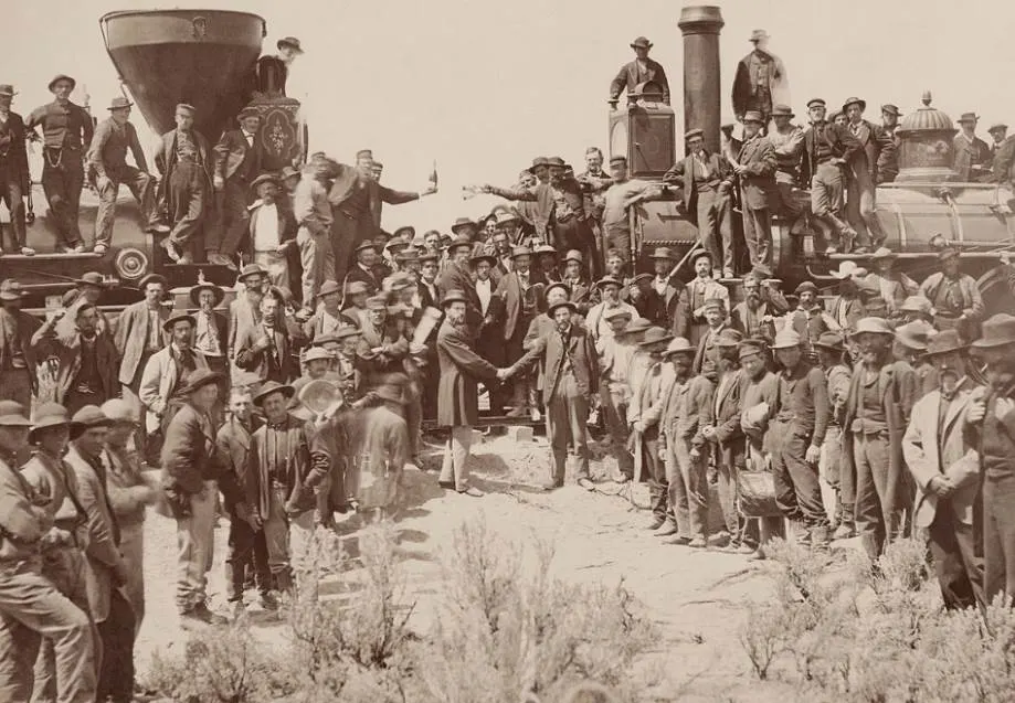 Opening of The First Transcontinental Railroad