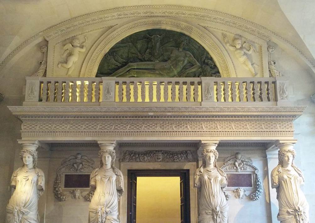 Salle des caryatides Louvre Cellini