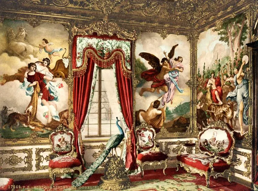 Tapestry room Linderhof Palace