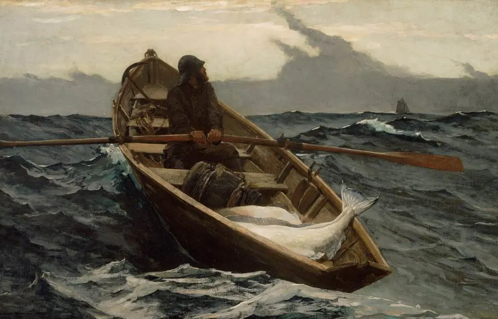 The Fog Warning by Winslow Homer