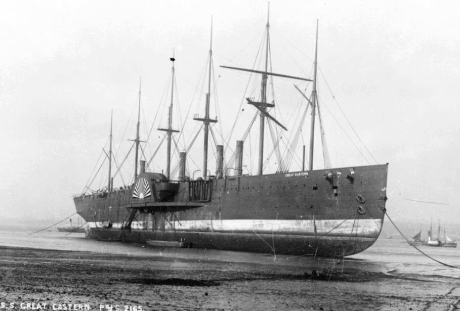 The SS Great Eastern in 1889