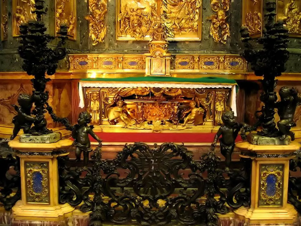 Tomb of Saint Ignatius Church of the gesu