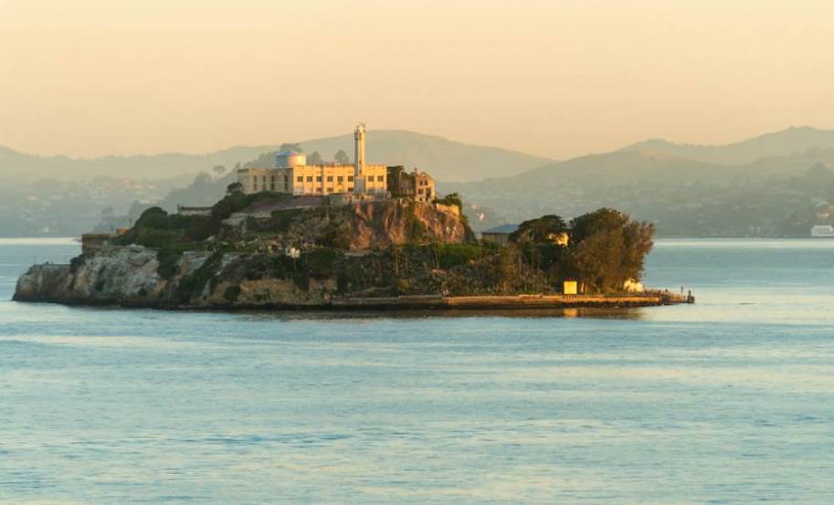 VIew of Alcatraz island facts