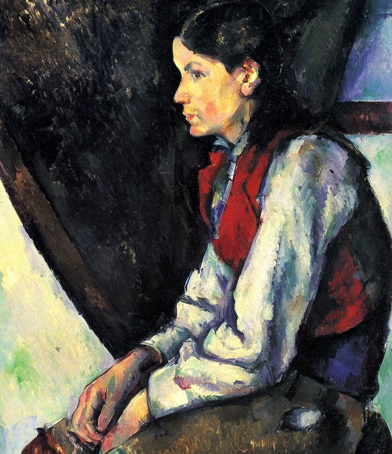 Boy in a red Vest by Paul Cézanne Moma Paintings