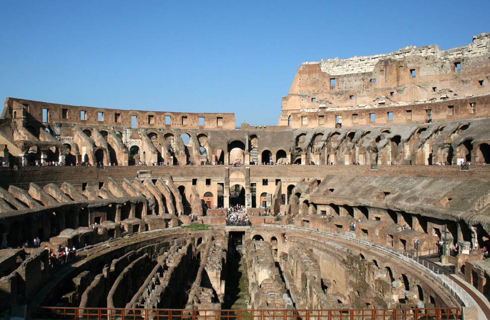 Colosseum arean floor