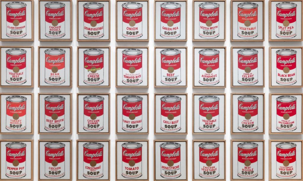 Campbells soup cans andy arhol