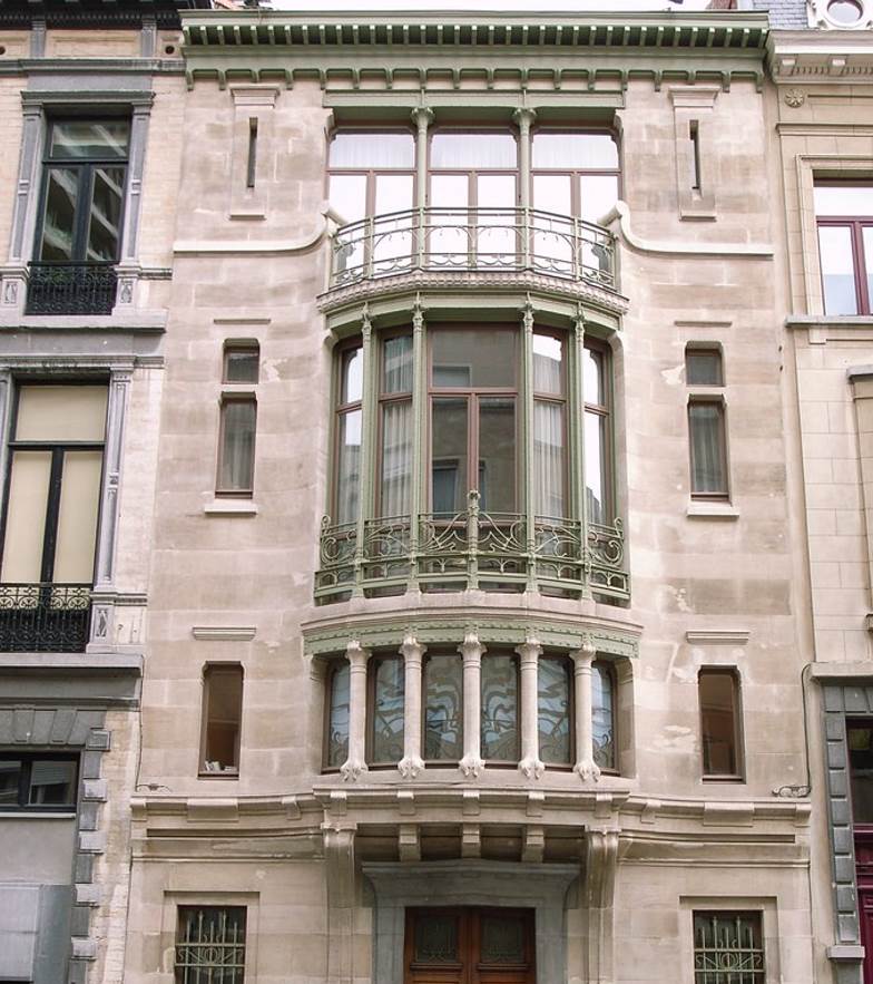 Famous Art Nouveau Buildings Hotel Tassel Brussels