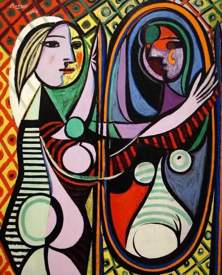 Girl Before a Mirror by Pablo Picasso