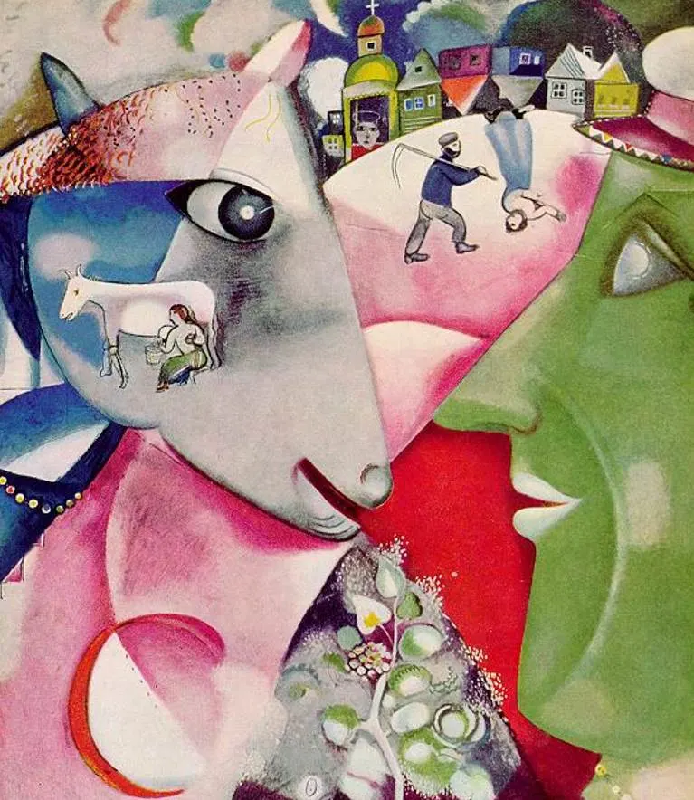 I and the Village by Marc Chagall