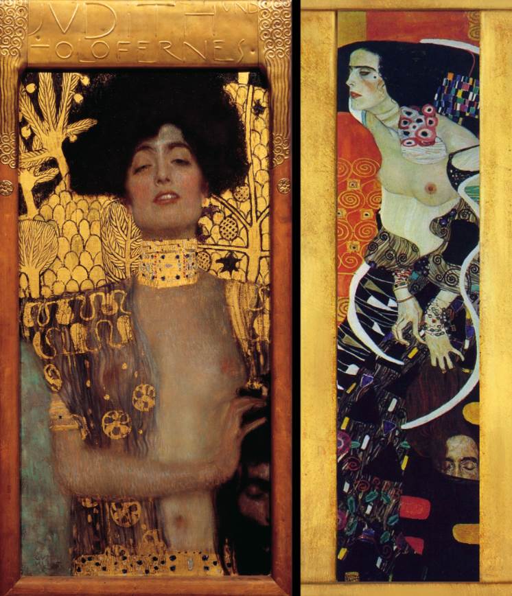 Judith I and Judith II Gustav Klimt