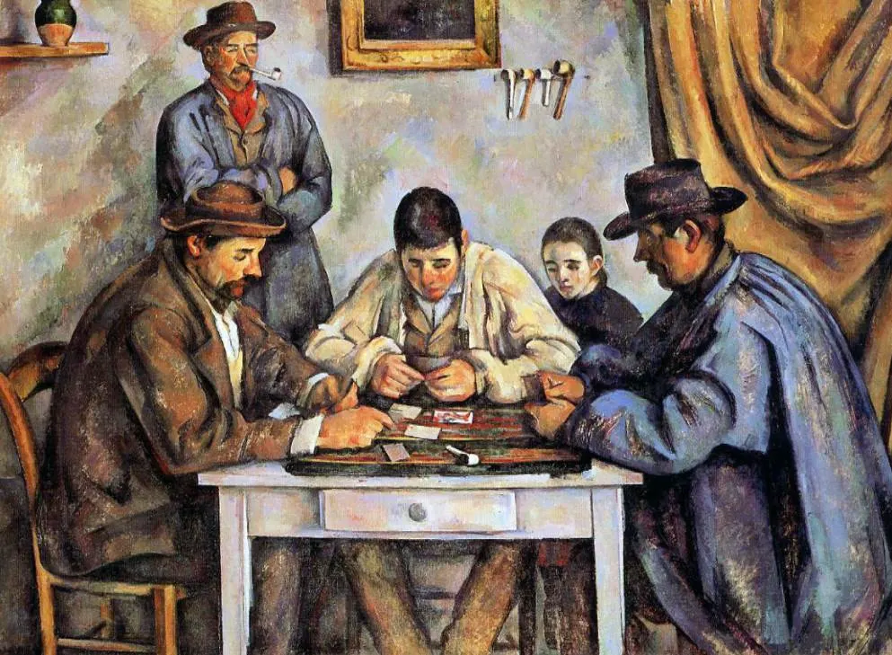 Paul Cézanne The Card Players Largest version