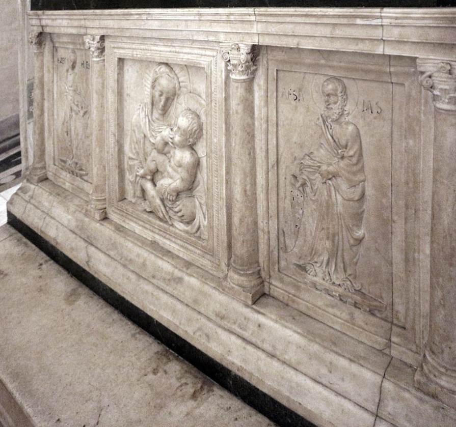 Sagrestia Vecchia altar Donatello