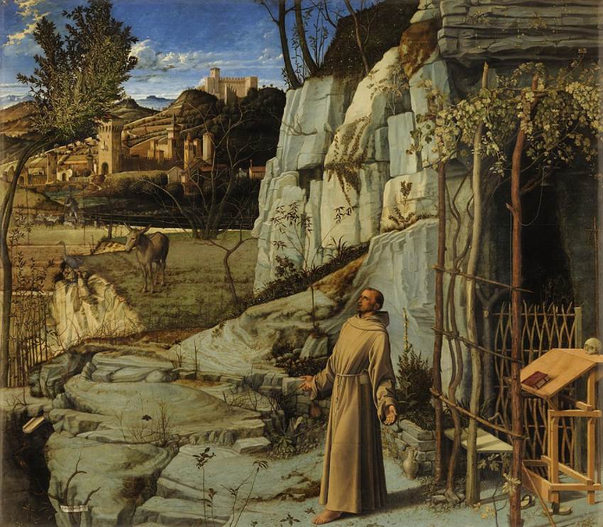 Saint Francis in the Desert by Giovanny Bellini