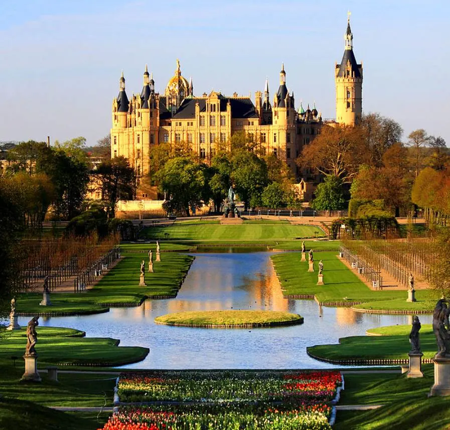Schwerin Castle and garden