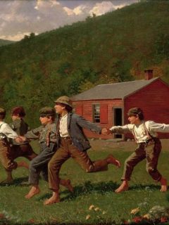 Snap the Whip by Winslow Homer