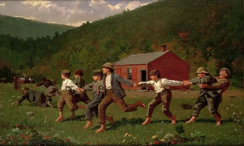 Snap the Whip by Winslow Homer