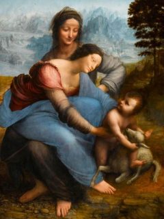 The Virgin and Child with Saint Anne by da vinci
