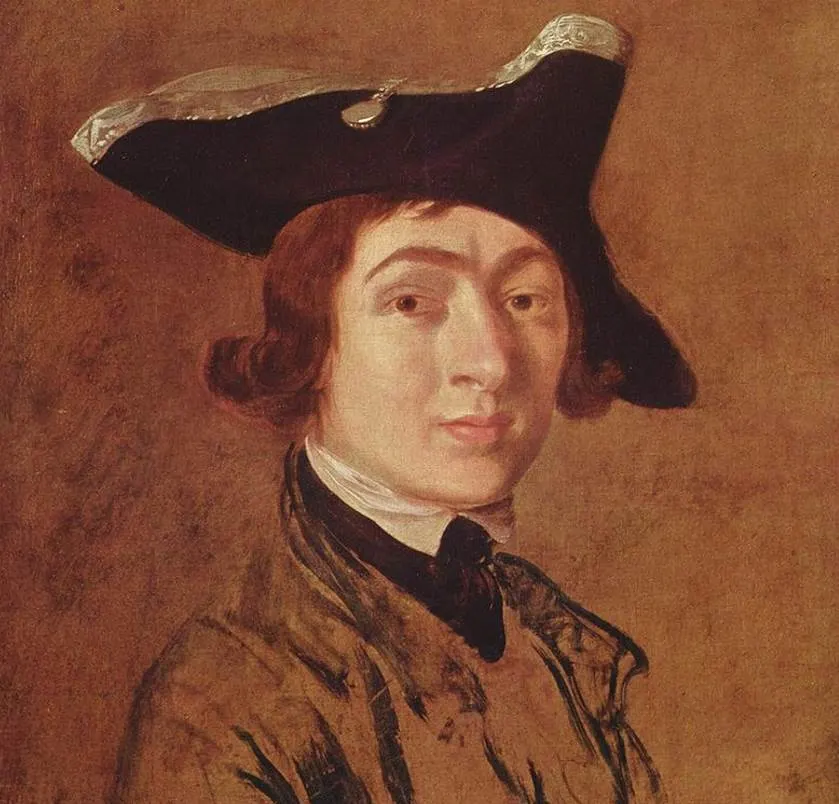Thomas Gainsborough self-portrait 1754