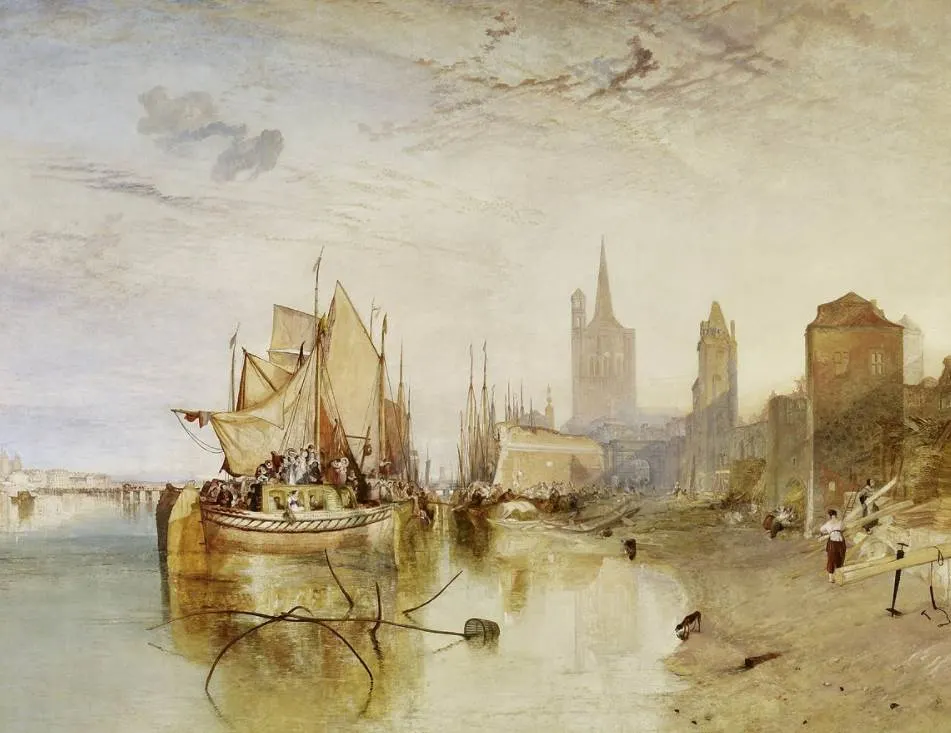 Turner Cologne, the Arrival of a Packet-Boat, Evening