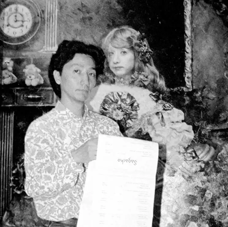 Yasumasa Morimura in his studio