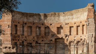 southwestern exedra baths of Trajan