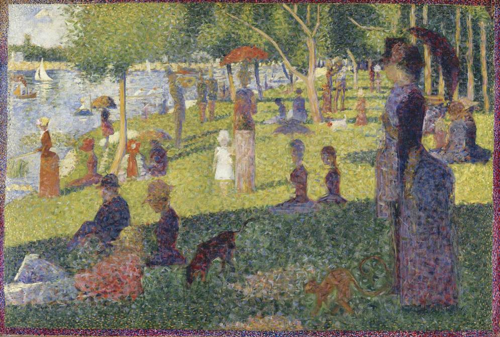 A Sunday Afternoon on the Island of La Grande Jatte study at the MET