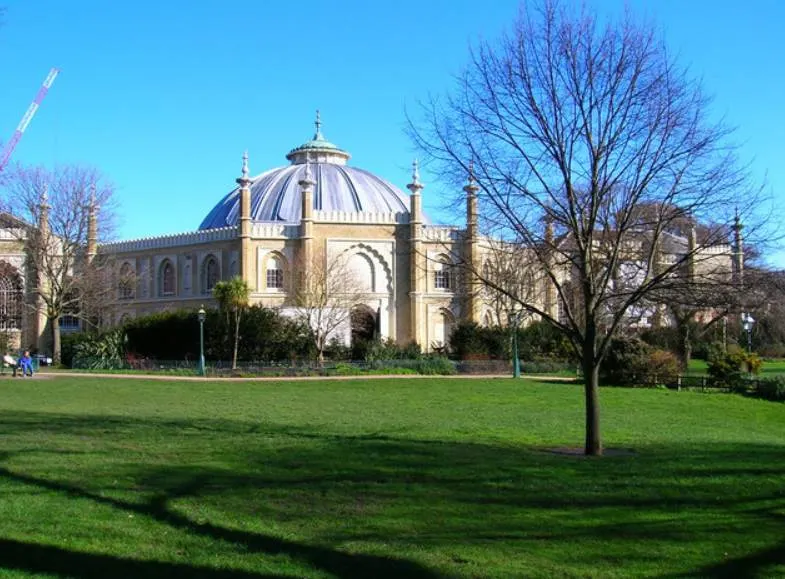 Brighton Dome from Pavilion Gardens