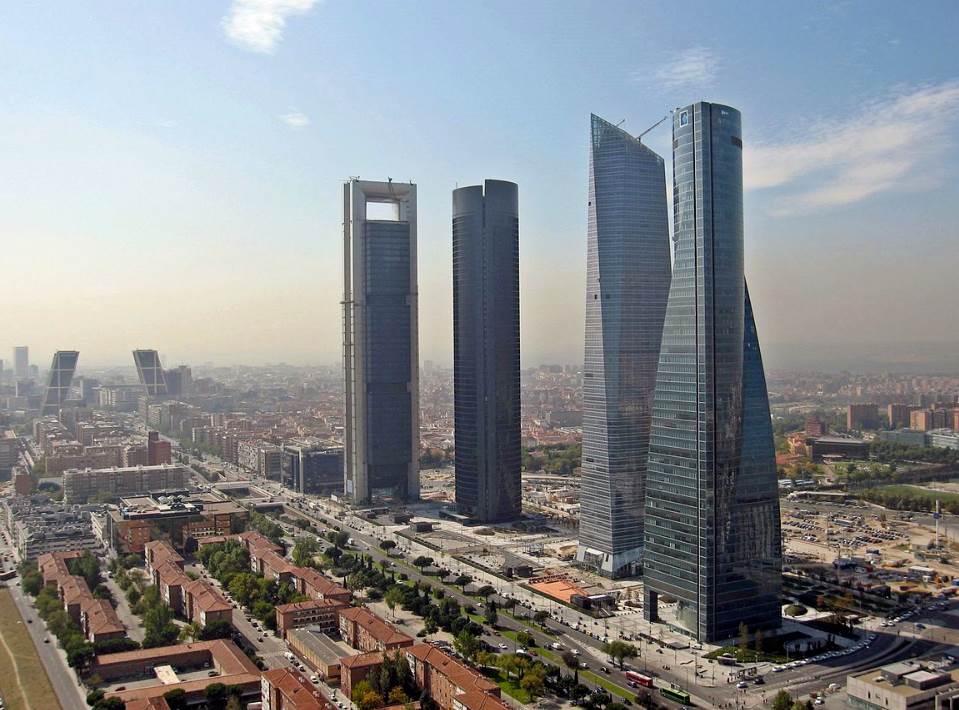 Cuatro Torres District in Madrid
