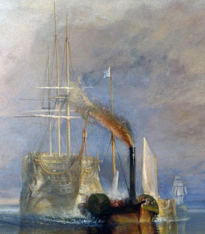 Detail of the HMS Temeraire Turner