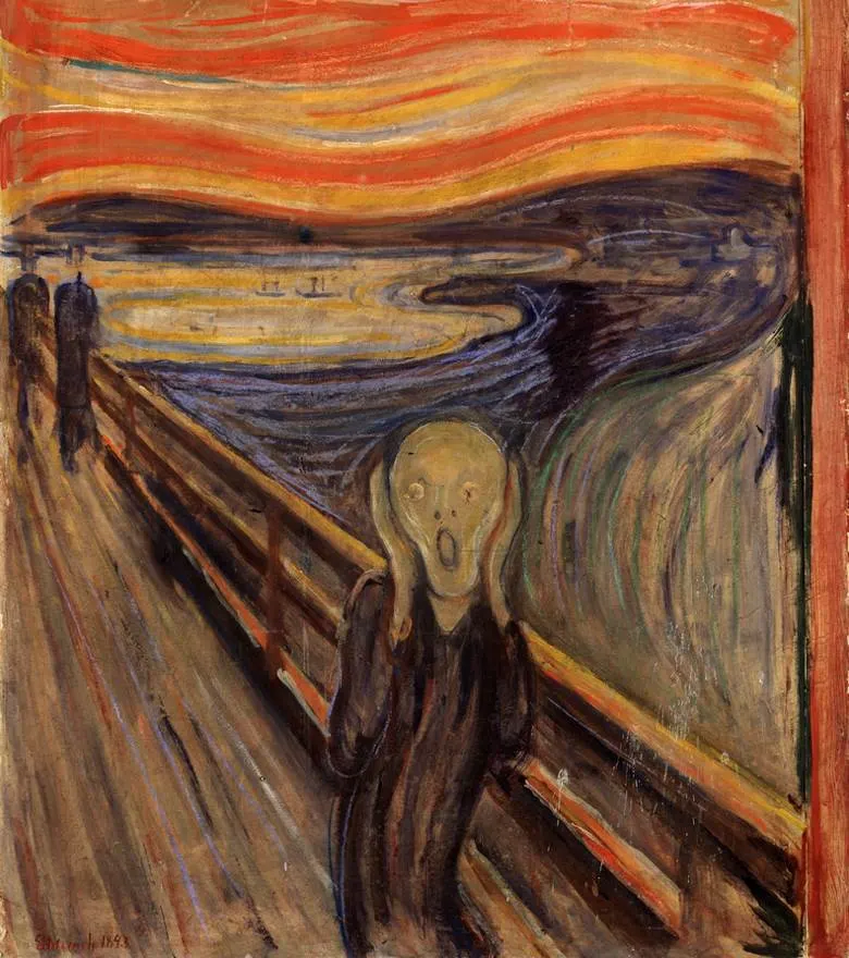 Famous Edvard Munch paintings The Scream