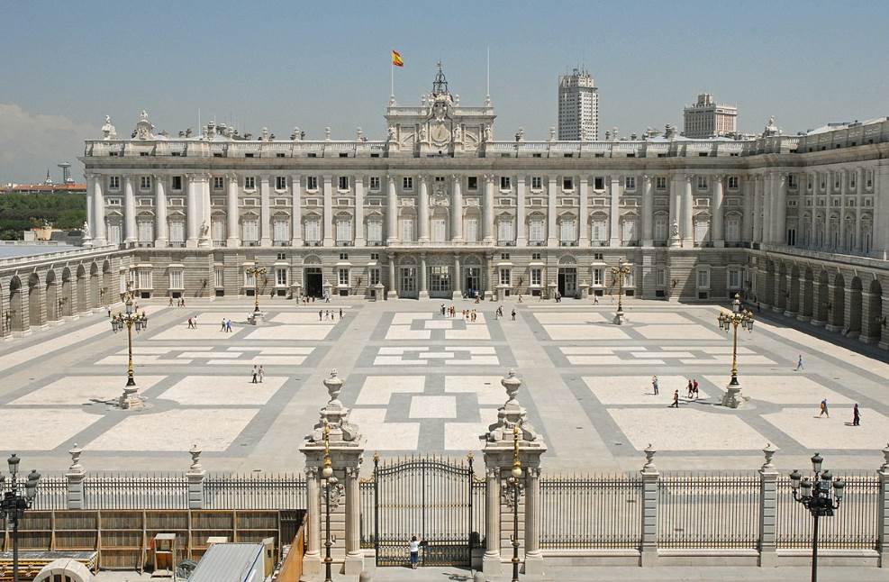 Famous buildings in Madrid Royal Palace