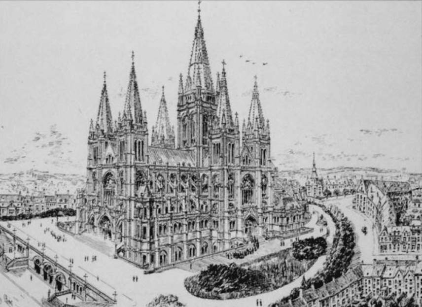 Gothic design Koekelberg Basilica