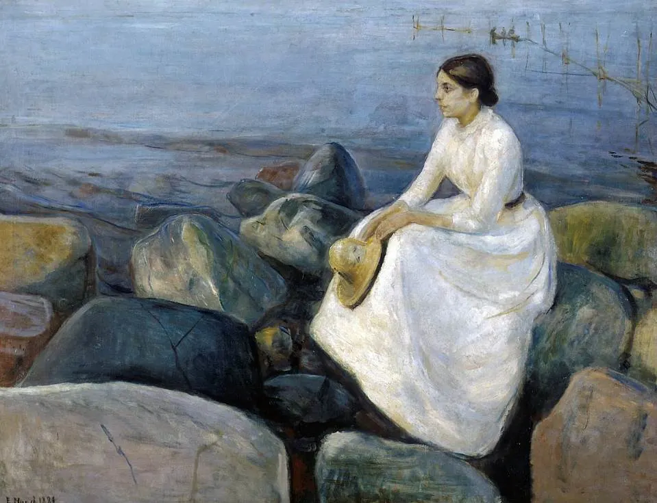 Inger on the beach Edvard Munch