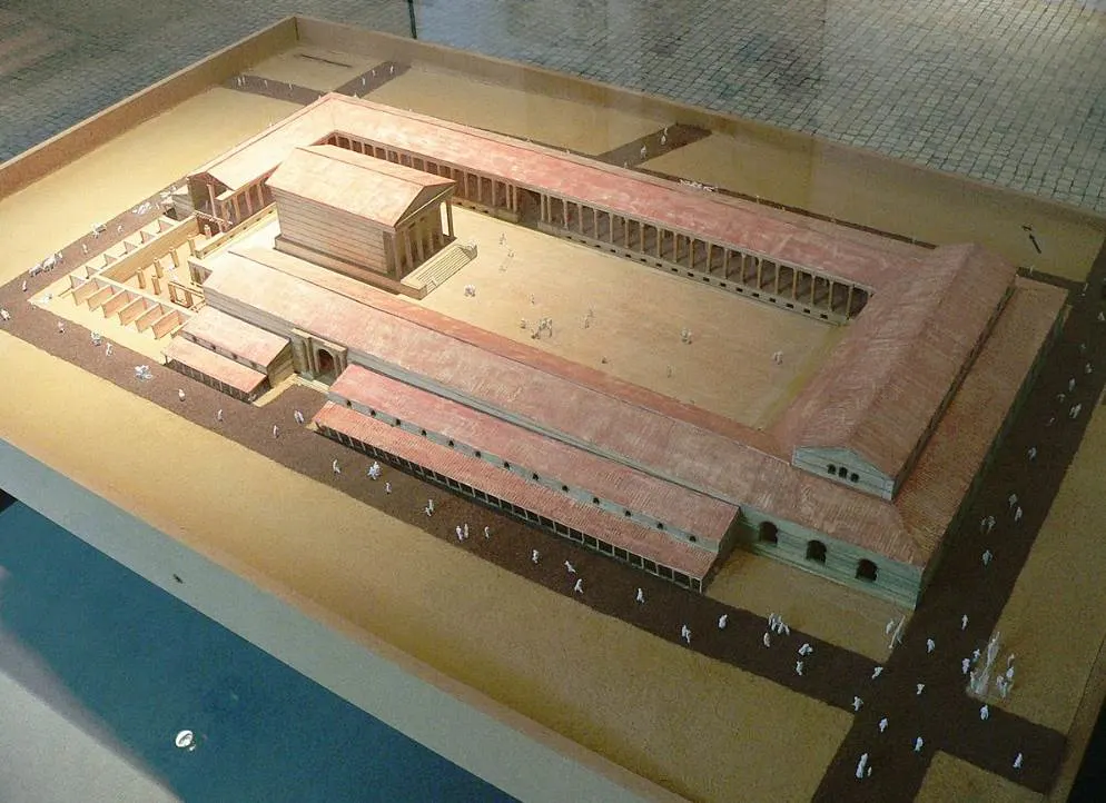 Lutetia forum and temple