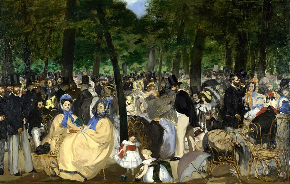 Music at the Tuileries Manet