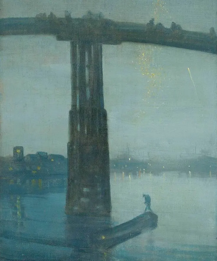 Nocturne: Blue and Gold - Old Battersea Bridge by James McNeill Whistler