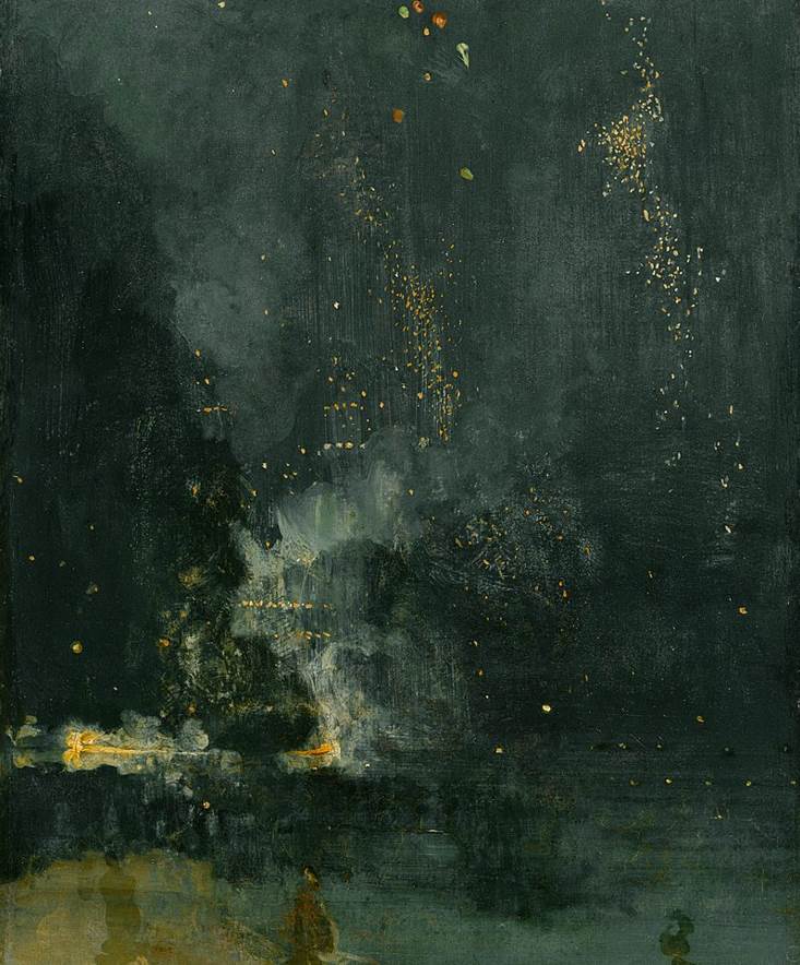 Nocturne in Black and Gold – The Falling Rocket Whistler