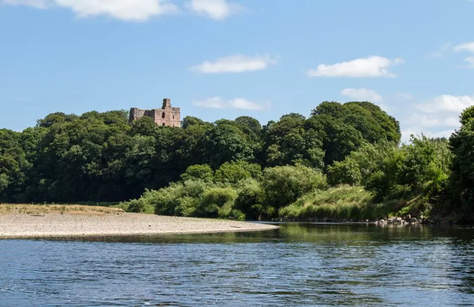 Norham Castle from the River Tweed