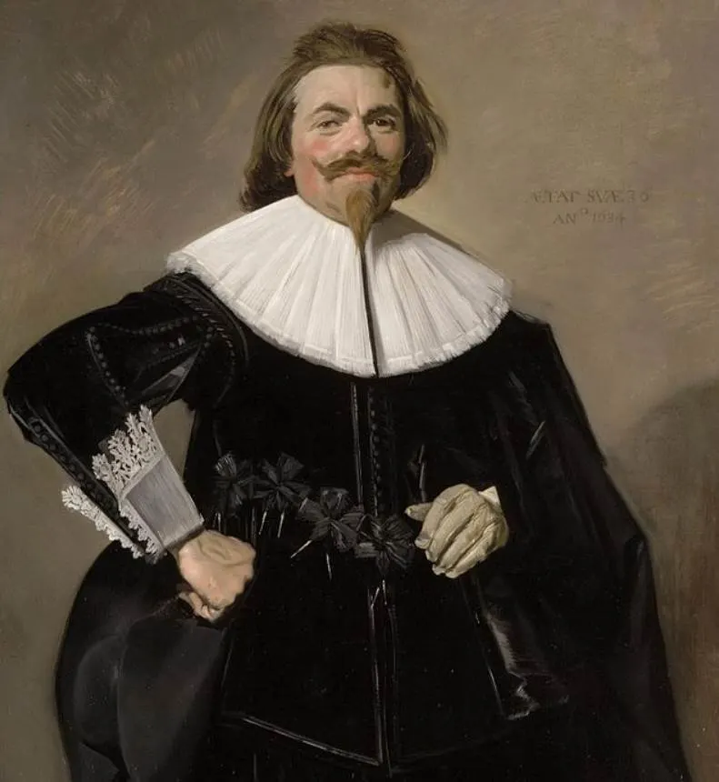 Portrait of Tieleman Roosterman by Frans Hals
